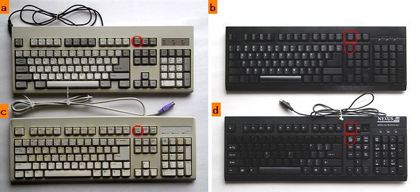 キーボード、４台