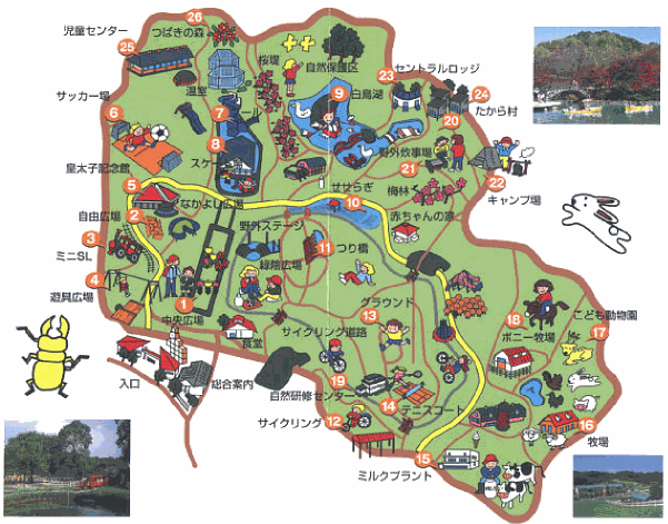 こどもの国地図