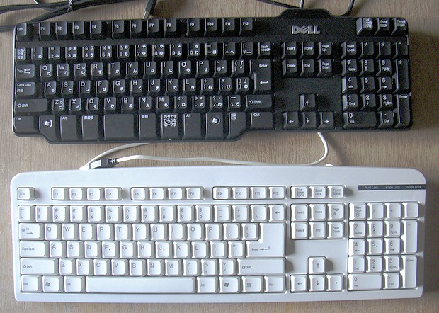 日本語キーボードとUSキーボード